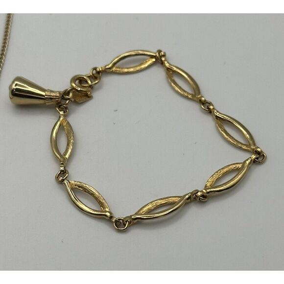 Vintage Sarah Coventry Gold Tone Necklace‎ And Bracelet Lot - Picture 3 of 8
